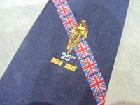 H1498 Original Vintage Official's Cycling's 25th Milk Race 1982 Tie