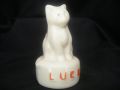 306 Unmarked Crested China 'Luck' Cat - Crest for Ramsgate