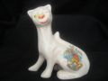 10747 Unmarked Crested China Cheshire Cat 'Still Smiling' - Crest is for Hammersmith in London